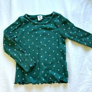 Gap waffle knit long sleeve t-shirt
